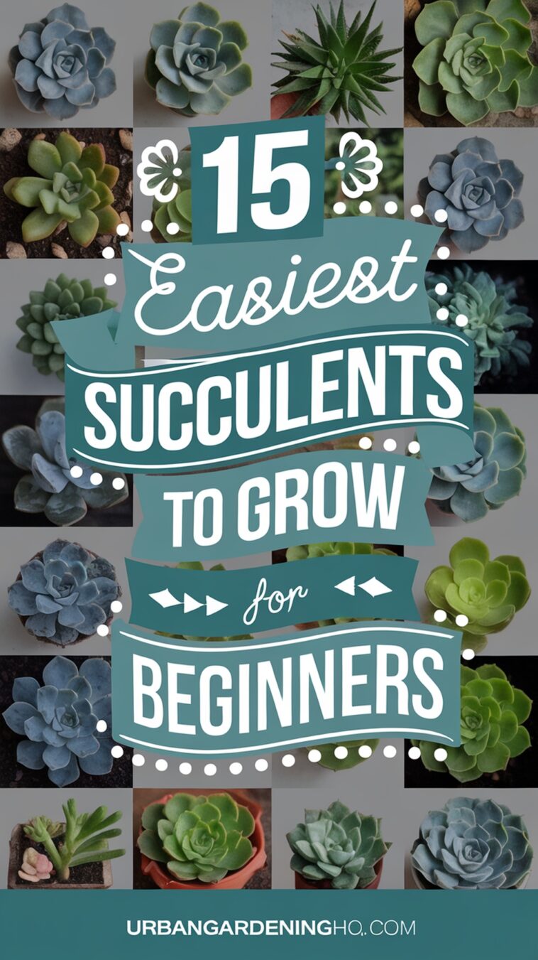 15 Easiest Succulents to Grow for Beginners - Urban Gardening HQ