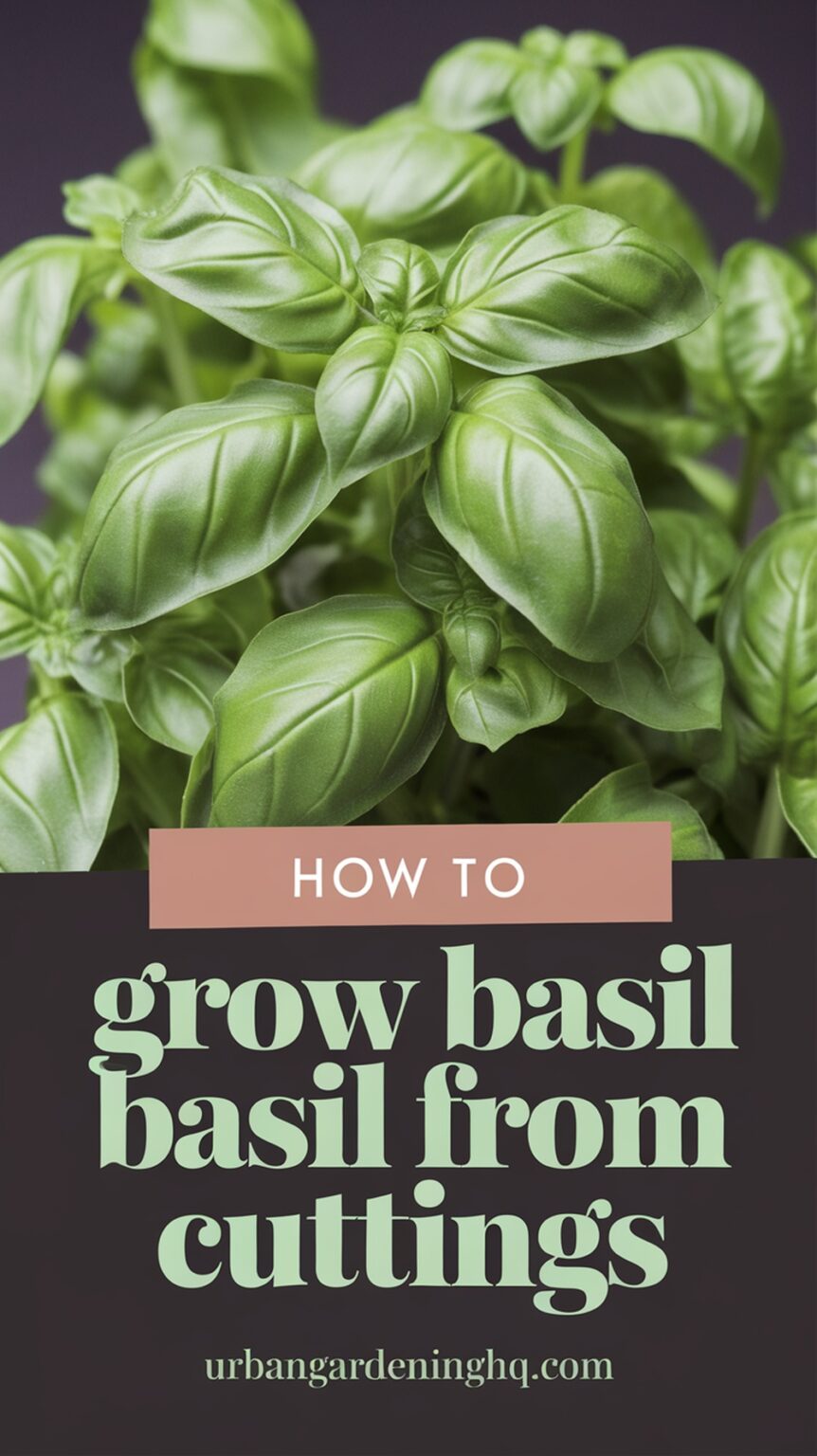 How to Grow Basil from Cuttings: A Simple Guide from My Garden - Urban ...